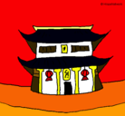 Dibujo Templo japonés pintado por Daniel-Ninja