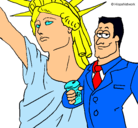 Dibujo Estados Unidos de América pintado por JDKSJCLNVLCNVLC