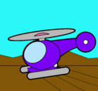 Dibujo Helicóptero pequeño pintado por nelibet