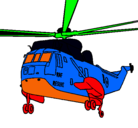 Dibujo Helicóptero al rescate pintado por htrrtyhrttg