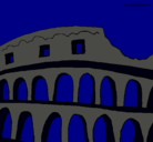 Dibujo Coliseo pintado por daniela1