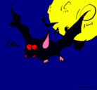 Dibujo Murciélago loco pintado por Denis