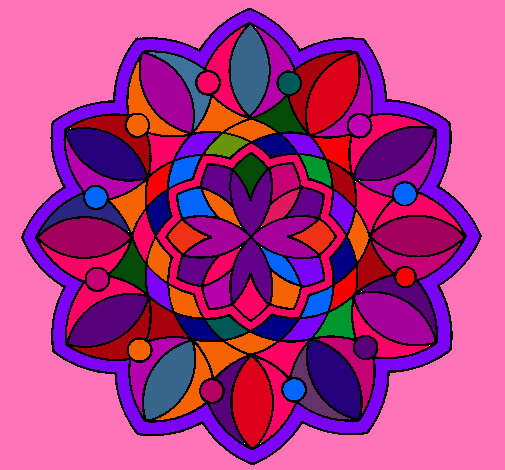 Dibujo Mandala 20 pintado por amalia