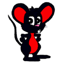 Dibujo Ratón pintado por lugo