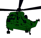 Dibujo Helicóptero al rescate pintado por lopi