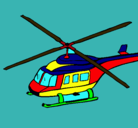 Dibujo Helicóptero  pintado por carlos