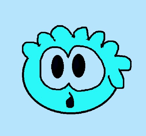 Dibujo Puffle 2 pintado por juancha