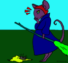 Dibujo La ratita presumida 2 pintado por Lauraortiz