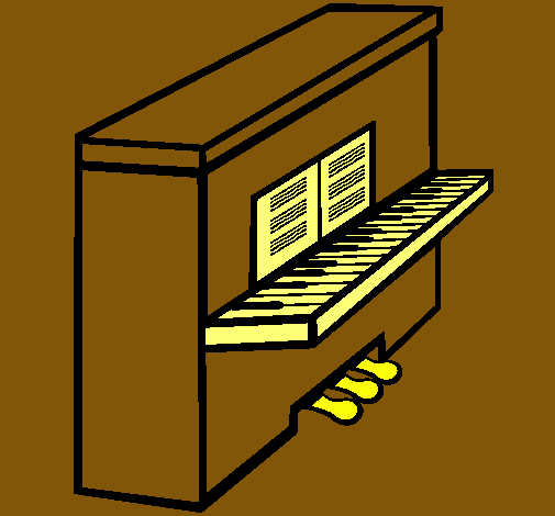 Dibujo Piano pintado por Jdibus