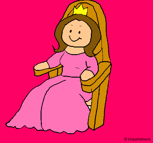 Dibujo Princesa en el trono pintado por Javi_3