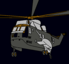 Dibujo Helicóptero al rescate pintado por jaiver