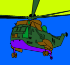 Dibujo Helicóptero al rescate pintado por ionut