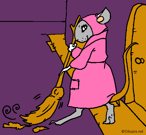 Dibujo La ratita presumida 1 pintado por Javi_3