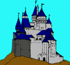 Dibujo Castillo medieval pintado por jonn