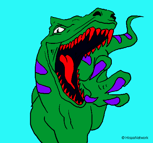 Dibujo Velociraptor II pintado por hilia-andy