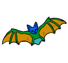 Dibujo Murciélago volando pintado por uxomqx