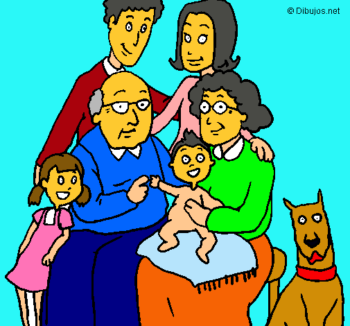 Dibujo Familia pintado por princsa