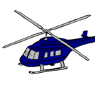 Dibujo Helicóptero  pintado por bell
