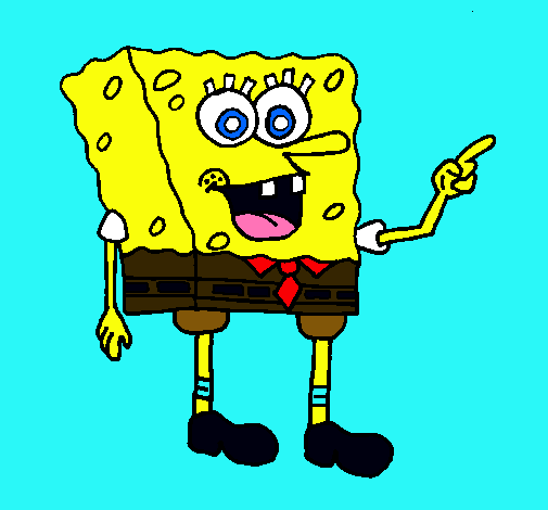 Dibujo Bob Esponja pintado por geroalh1