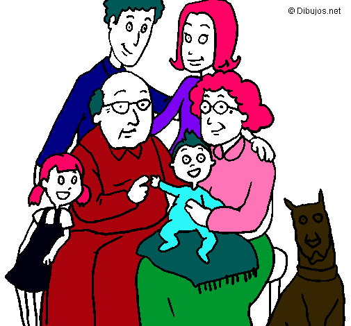 Dibujo Familia pintado por yaya2005