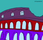 Dibujo Coliseo pintado por amalia