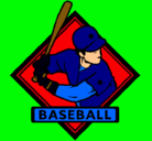 Dibujo Logo de béisbol pintado por Eduardo