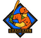 Dibujo Logo de béisbol pintado por sortario
