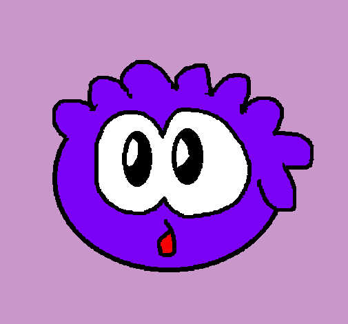 Dibujo Puffle 2 pintado por cari