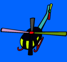 Dibujo Helicóptero V pintado por superagul