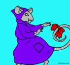 Dibujo La ratita presumida 7 pintado por adrianll