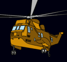 Dibujo Helicóptero al rescate pintado por perrongg