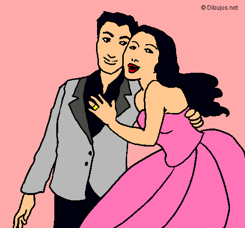 Dibujo Marido y mujer pintado por Lopez