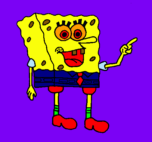 Dibujo Bob Esponja pintado por princsa