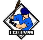 Dibujo Logo de béisbol pintado por dainey