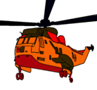 Dibujo Helicóptero al rescate pintado por benjani
