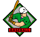 Dibujo Logo de béisbol pintado por benja
