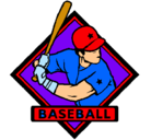 Dibujo Logo de béisbol pintado por ronal