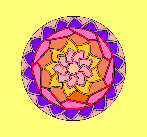 Dibujo Mandala 1 pintado por luceritoh