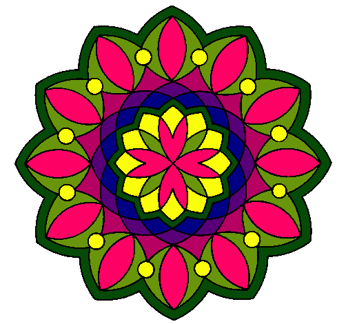 Dibujo Mandala 20 pintado por kathlyn