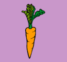 Dibujo zanahoria pintado por fvvgv