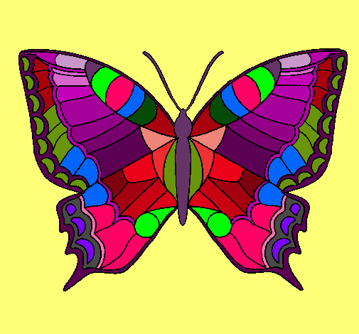 Dibujo Mariposa pintado por perlajuai