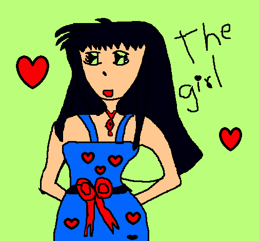 Dibujo The girl pintado por amalia