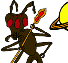 Dibujo Hormiga alienigena pintado por alvaro
