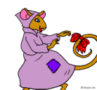 Dibujo La ratita presumida 7 pintado por deyaneira 