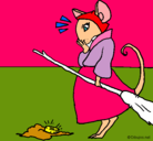 Dibujo La ratita presumida 2 pintado por alexa-