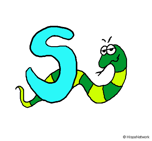 Dibujo Serpiente pintado por kuky