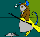 Dibujo La ratita presumida 2 pintado por mateossss