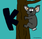 Dibujo Koala pintado por btntgc