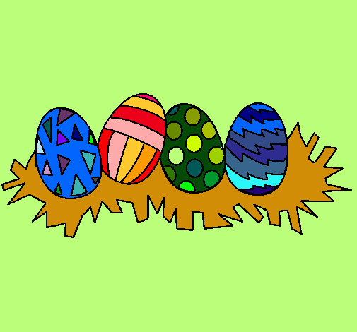 Dibujo Huevos de pascua III pintado por IVANCITO