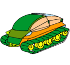Dibujo Nave tanque pintado por tanquetractor
